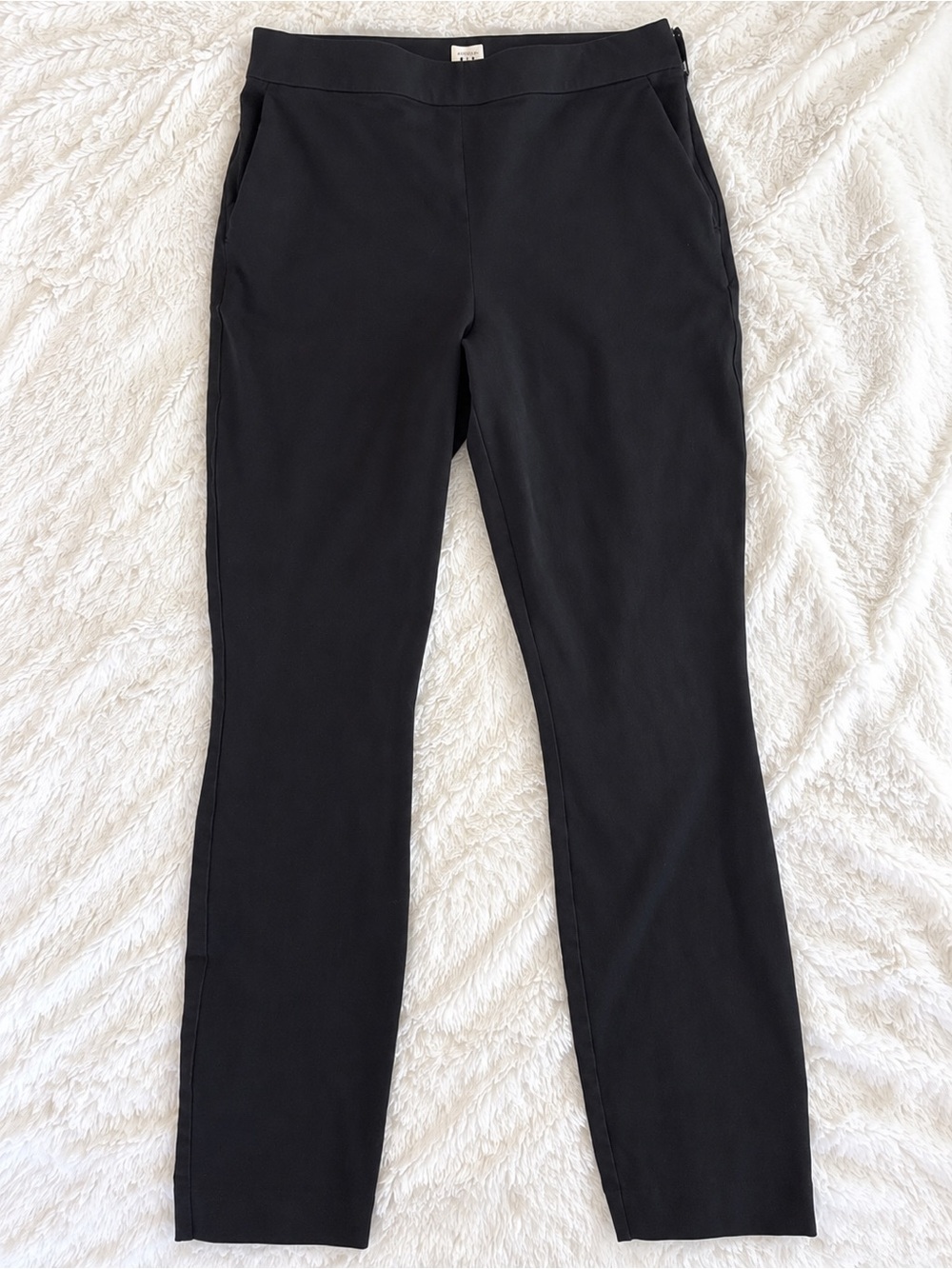GAP Tall Black Straight-Leg Pull-On Pants